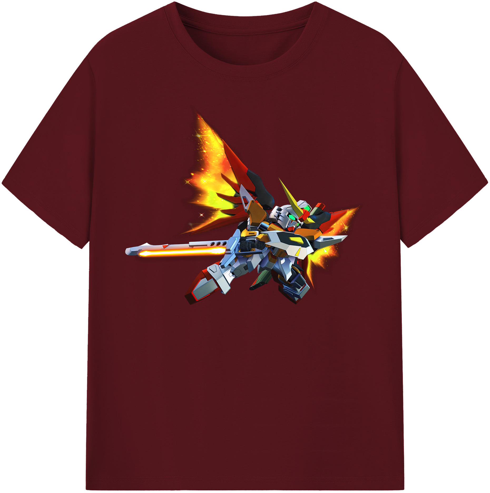 （画像用） 機動戦士ガンダム Mobile Suit Gundam 綿100％半袖Tシャツ（フロントプリント）